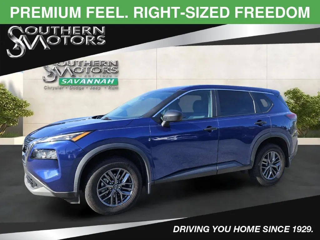 Blue 2023 Nissan Rogue S for sale in Savannah, GA