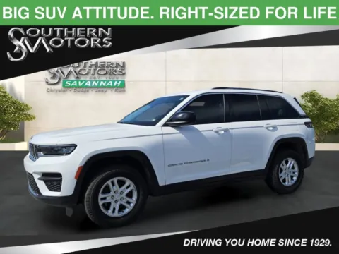 White 2023 Jeep Grand Cherokee Laredo for sale in Savannah, GA