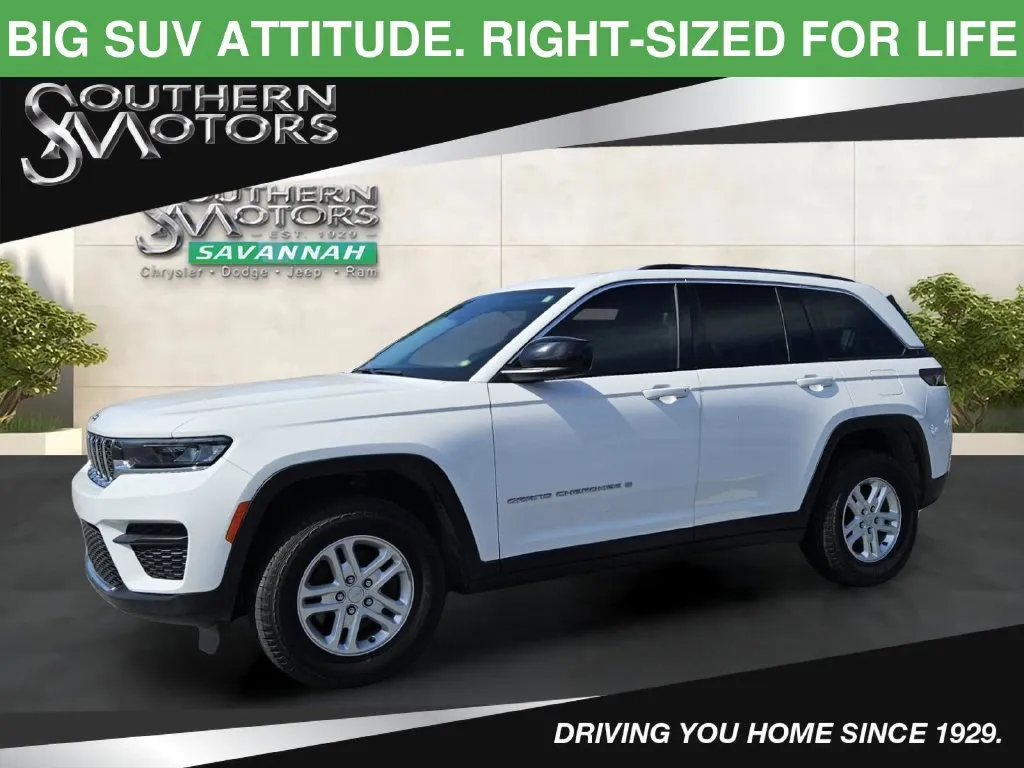 White 2023 Jeep Grand Cherokee Laredo for sale in Savannah, GA