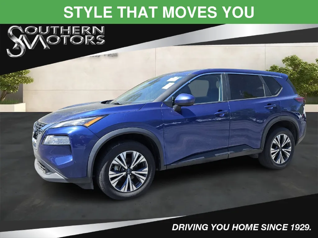 Blue 2023 Nissan Rogue SV for sale in Savannah, GA