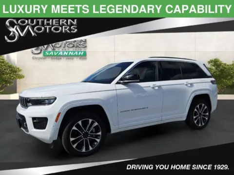 White 2024 Jeep Grand Cherokee Overland for sale in Savannah, GA