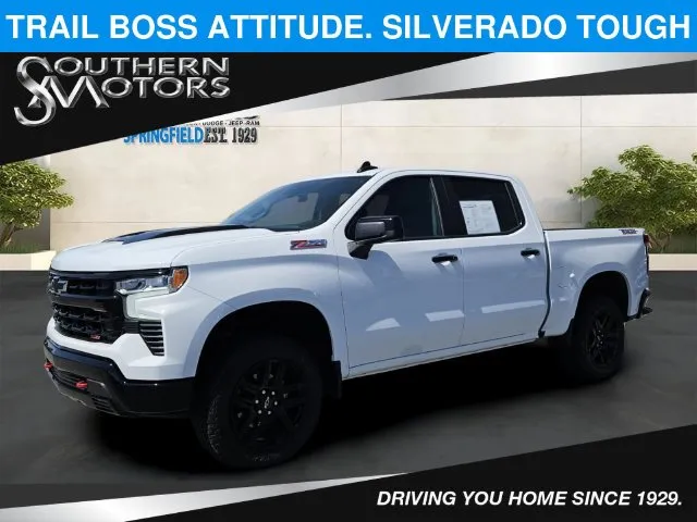 White 2025 Chevrolet Silverado 1500 LT Trail Boss for sale in Springfield, GA