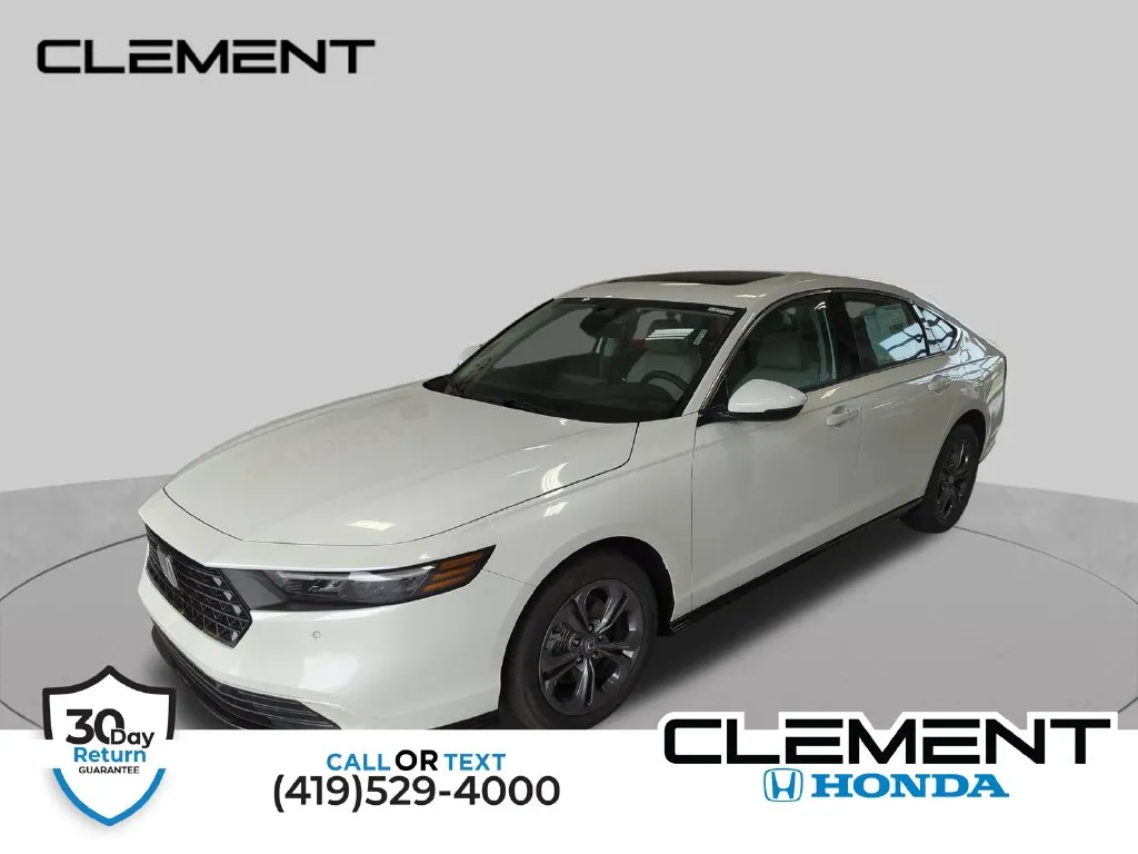 White 2026 Honda Accord Hybrid EX-L for sale in Mansfield, OH