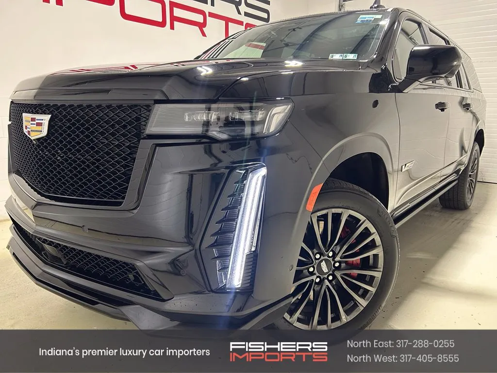 Black 2023 Cadillac Escalade ESV V-Series for sale in Fishers, IN