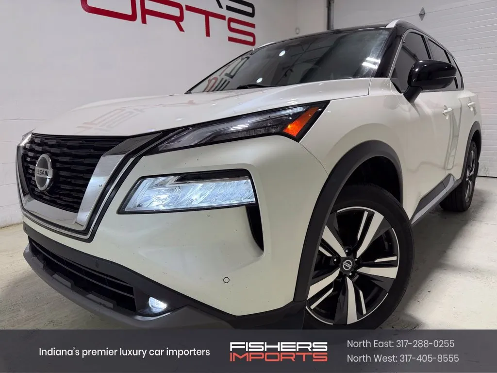 White 2021 Nissan Rogue SL for sale in Fishers, IN