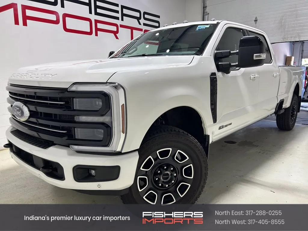 White 2025 Ford F-250SD Platinum for sale in Fishers, IN