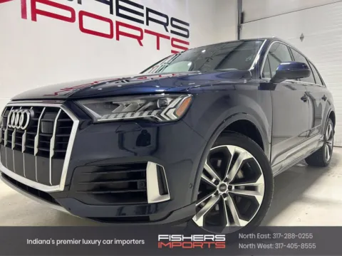 Blue 2023 Audi Q7 55 Premium Plus for sale in Fishers, IN