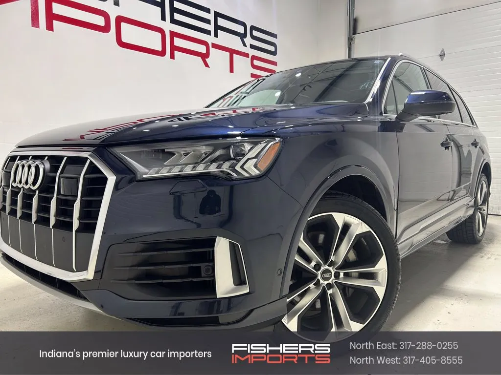 Blue 2023 Audi Q7 55 Premium Plus for sale in Fishers, IN