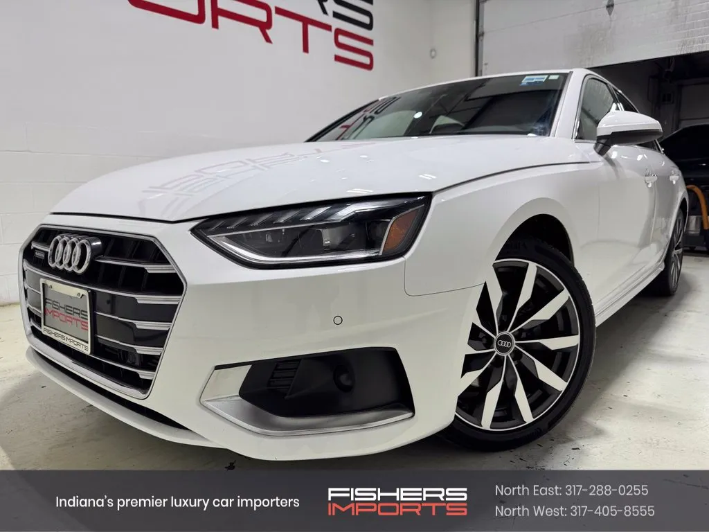 White 2023 Audi A4 40 Premium for sale in Fishers, IN