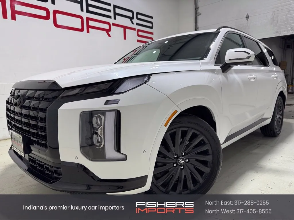 White 2025 Hyundai Palisade Calligraphy Night Edition for sale in Fishers, IN
