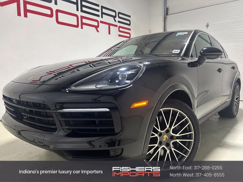 Black 2022 Porsche Cayenne Coupe for sale in Fishers, IN