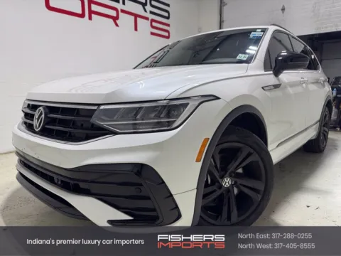 White 2023 Volkswagen Tiguan 2.0T SE R-Line Black for sale in Fishers, IN