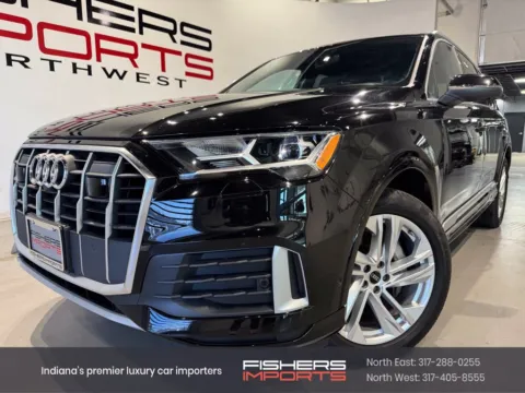 Black 2023 Audi Q7 45 Premium for sale in Indianapolis, IN