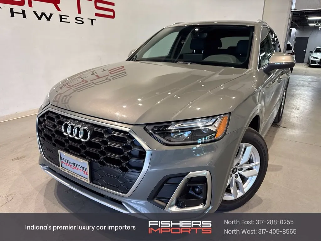 Gray 2023 Audi Q5 45 S line Premium for sale in Indianapolis, IN