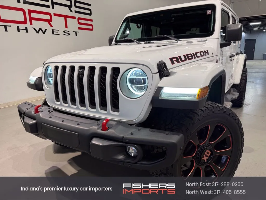 White 2021 Jeep Wrangler Unlimited Rubicon for sale in Indianapolis, IN