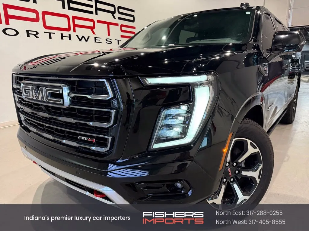 Black 2025 GMC Yukon XL AT4 for sale in Indianapolis, IN
