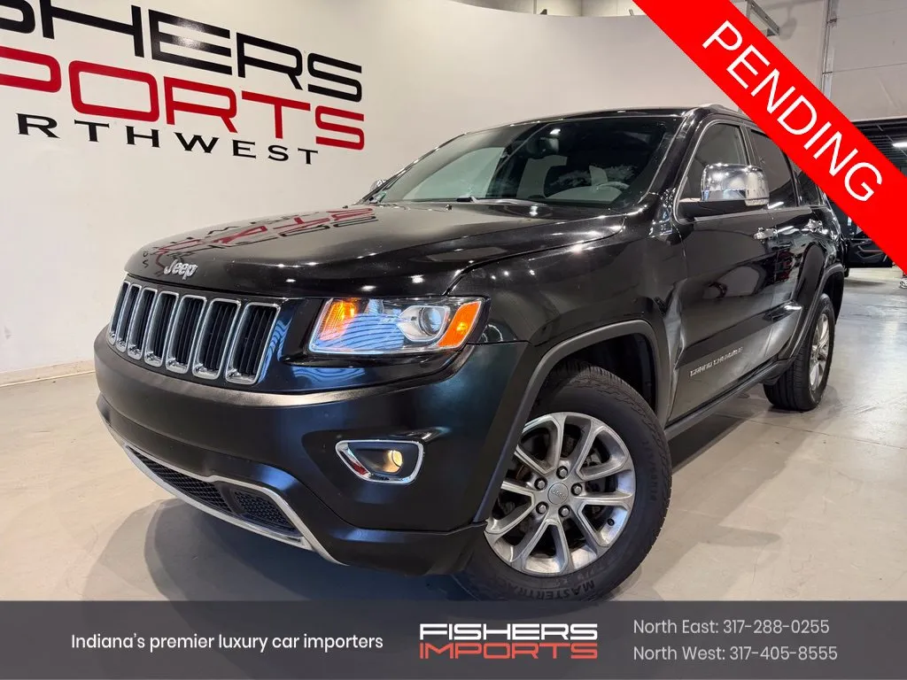 Black 2015 Jeep Grand Cherokee Limited for sale in Indianapolis, IN