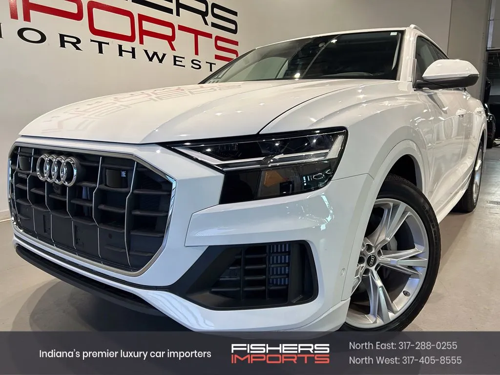 White 2022 Audi Q8 55 Premium Plus for sale in Indianapolis, IN