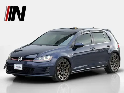 Blue 2016 Volkswagen Golf GTI Autobahn w/Performance Pkg for sale in Noblesville, IN