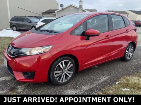 Red 2015 Honda Fit EX-L for sale in Noblesville, IN