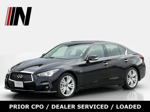 Black 2019 INFINITI Q50 Sport for sale in Noblesville, IN
