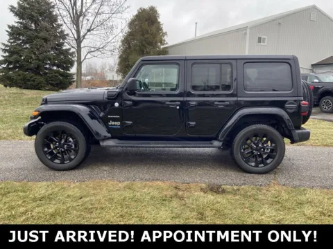 Photos of 2022 Jeep Wrangler 4xe Unlimited Sahara for sale in Noblesville, IN at Noblesville Imports