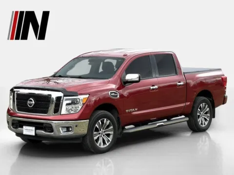 Red 2017 Nissan Titan SL for sale in Noblesville, IN