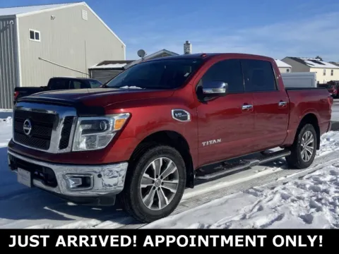 Red 2017 Nissan Titan SL for sale in Noblesville, IN