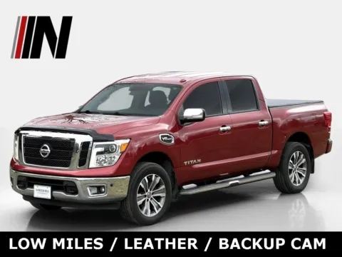 Red 2017 Nissan Titan SL for sale in Noblesville, IN