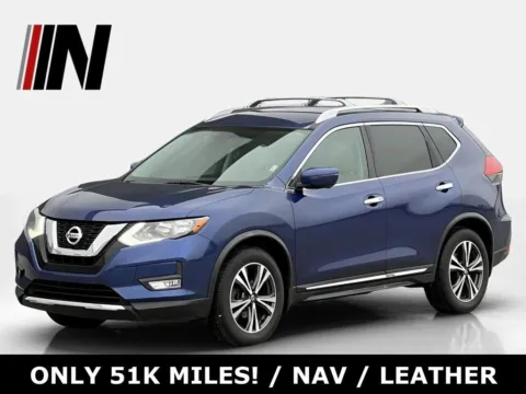 Blue 2017 Nissan Rogue SL for sale in Noblesville, IN