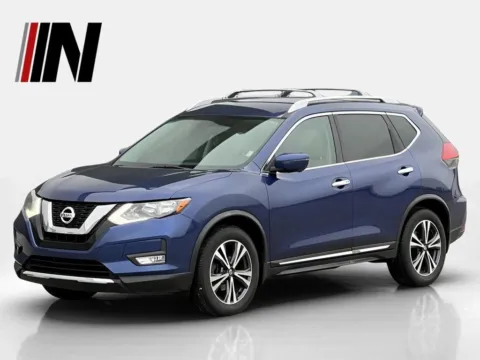 Blue 2017 Nissan Rogue SL for sale in Noblesville, IN