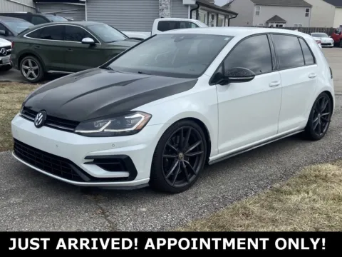 White 2018 Volkswagen Golf R DCC & Navigation 4Motion for sale in Noblesville, IN