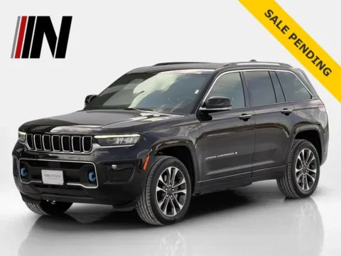 Black 2022 Jeep Grand Cherokee Overland 4xe for sale in Noblesville, IN