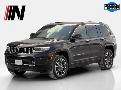Black 2022 Jeep Grand Cherokee 4xe Overland for sale in Noblesville, IN