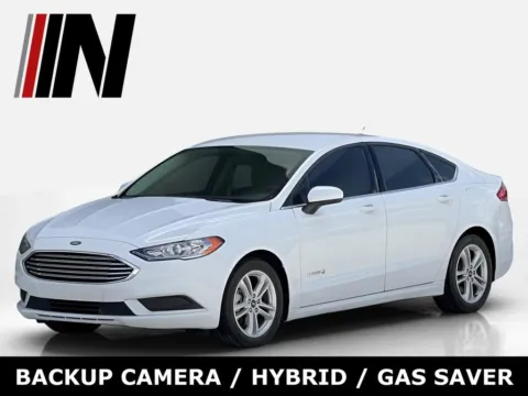 White 2018 Ford Fusion Hybrid SE for sale in Noblesville, IN