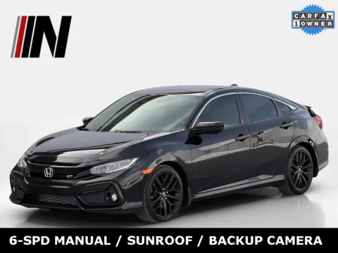 Black 2020 Honda Civic Si Sedan Si for sale in Noblesville, IN
