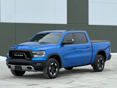 Blue 2021 Ram 1500 Rebel for sale in Noblesville, IN