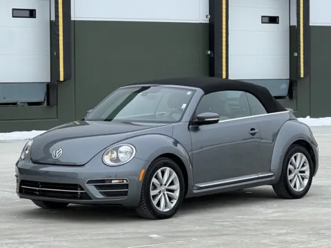 Gray 2017 Volkswagen Beetle Convertible 1.8T Classic for sale in Noblesville, IN