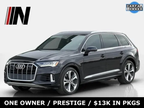Black 2021 Audi Q7 55 Prestige for sale in Noblesville, IN