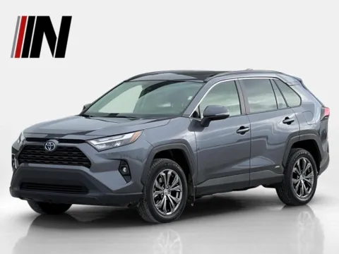 Gray 2023 Toyota RAV4 Hybrid XLE Premium for sale in Noblesville, IN