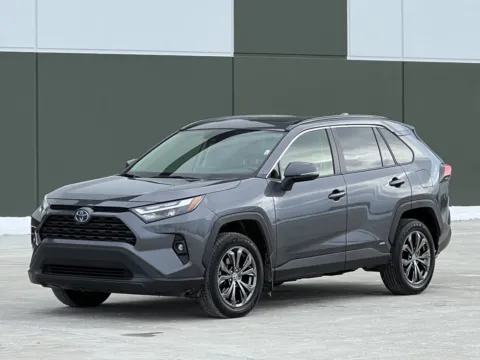 Gray 2023 Toyota RAV4 Hybrid XLE Premium for sale in Noblesville, IN