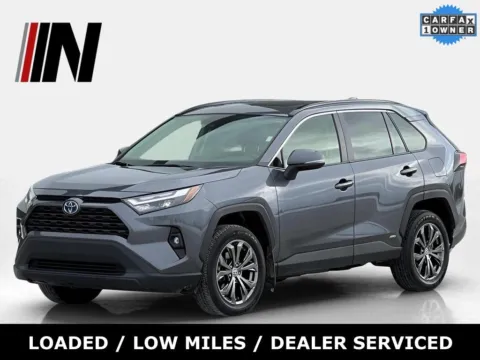 Gray 2023 Toyota RAV4 Hybrid XLE Premium for sale in Noblesville, IN