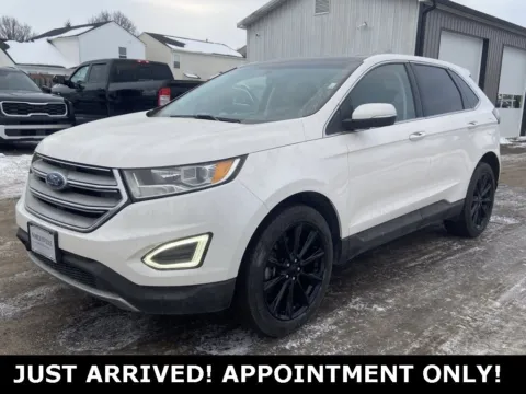 White 2017 Ford Edge Titanium for sale in Noblesville, IN