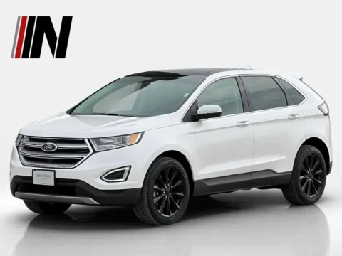 White 2017 Ford Edge Titanium for sale in Noblesville, IN