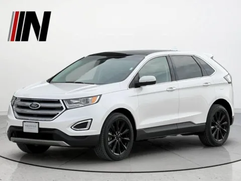 White 2017 Ford Edge Titanium for sale in Noblesville, IN