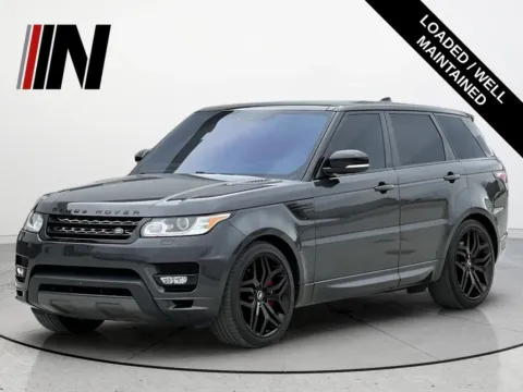 Gray 2017 Land Rover Range Rover Sport 3.0L V6 Supercharged HSE for sale in Noblesville, IN