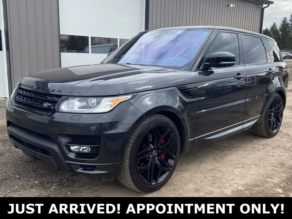 Gray 2017 Land Rover Range Rover Sport 3.0L V6 Supercharged HSE for sale in Noblesville, IN