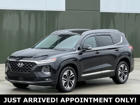 Black 2019 Hyundai Santa Fe Ultimate for sale in Noblesville, IN
