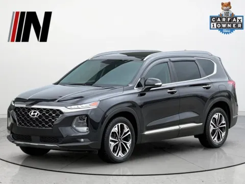 Black 2019 Hyundai Santa Fe Ultimate for sale in Noblesville, IN