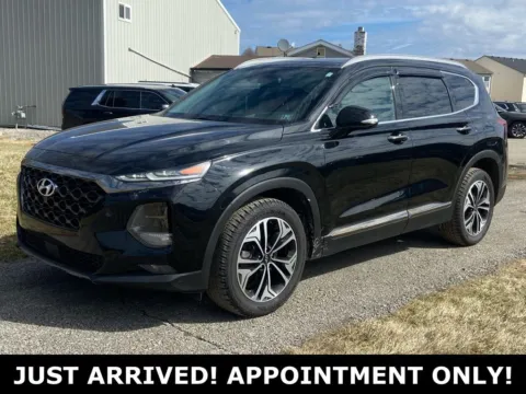 Black 2019 Hyundai Santa Fe Ultimate for sale in Noblesville, IN
